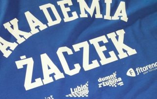 Koszulka sportowa Akademia Żaczek Lubin - znakowanie odzieży