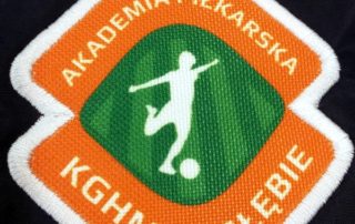 Naszywka sublimacyjna Akademia Piłkarska KGHM Zagłębie - znakowanie odzieży